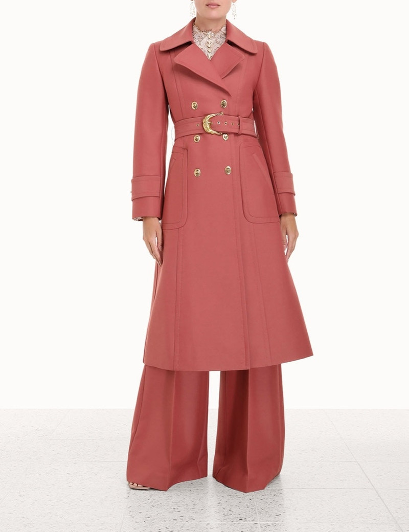 Zimmermann KALEIDOSCOPE PATCH POCKET COAT outlook