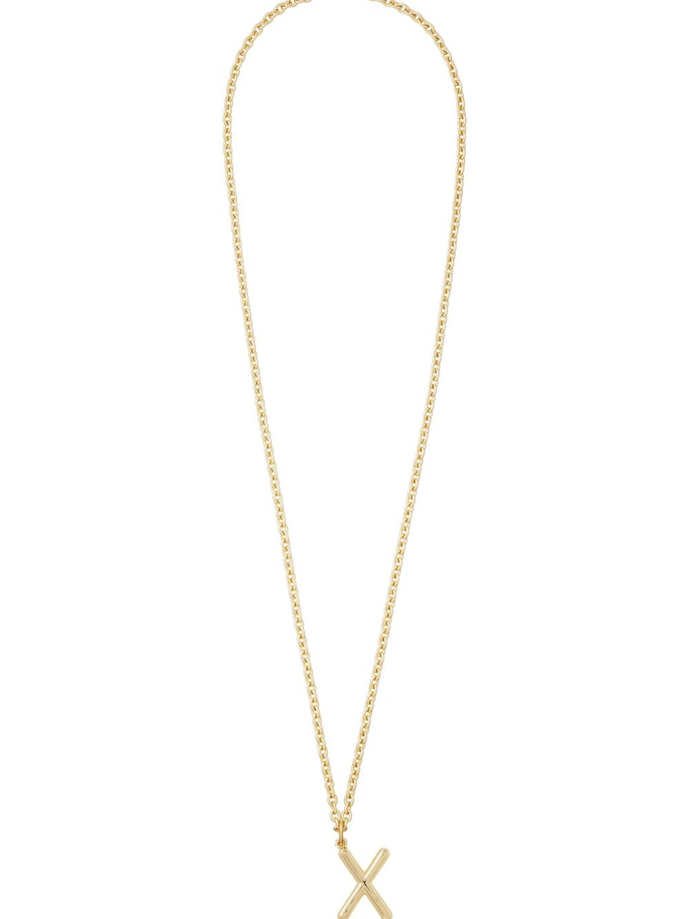 Big Puffy Initial necklace - 2