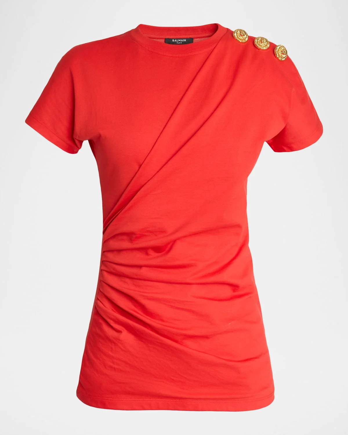 Short-Sleeve 3-Button Tee - 1