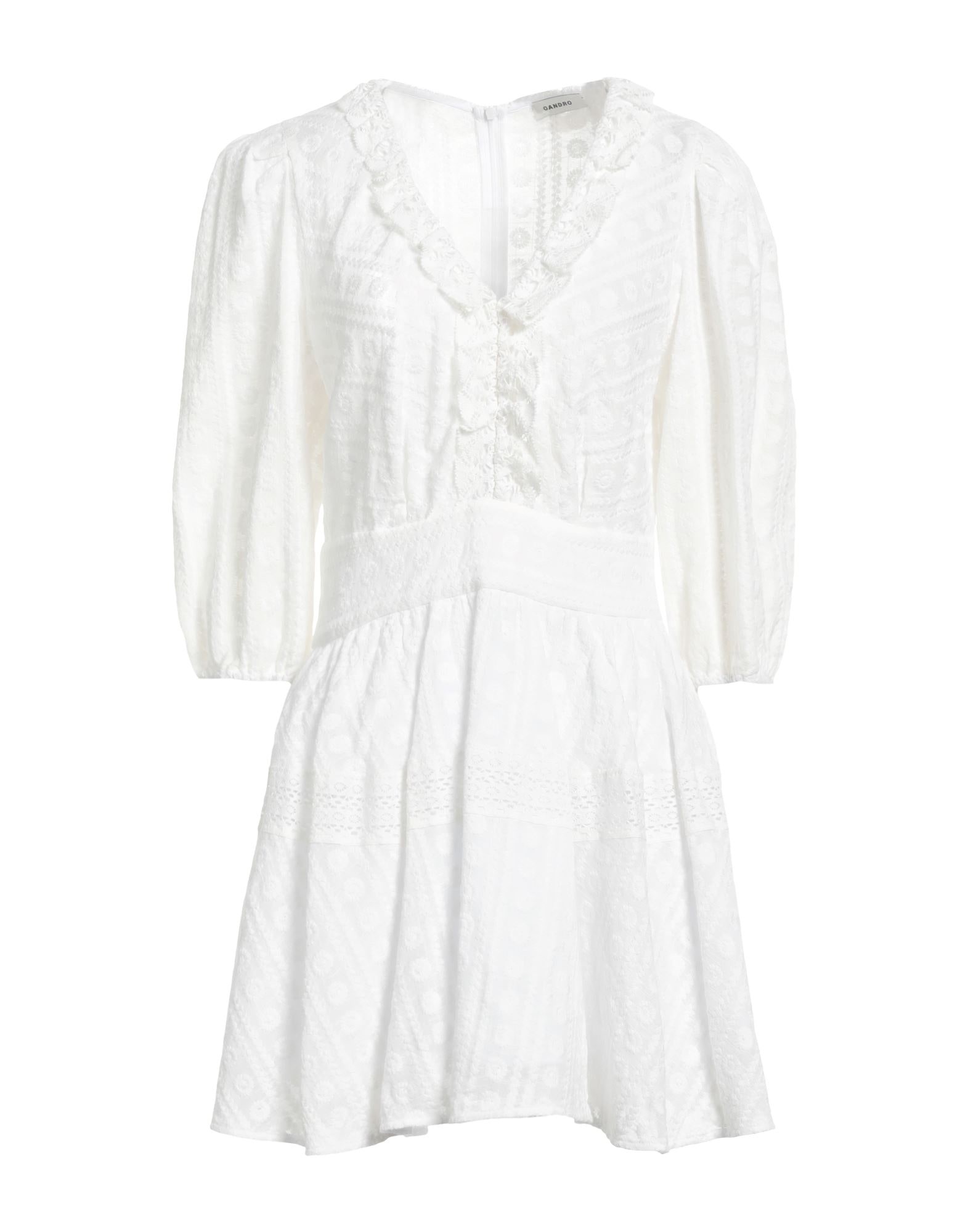 White Women's Short Dress - 1