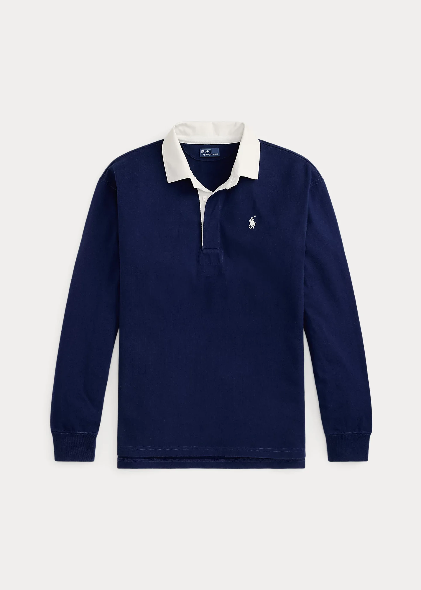 Oversize Cotton Rugby Shirt - 1