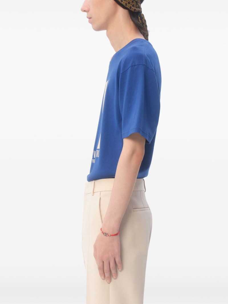Chez Valentino-print T-shirt 5