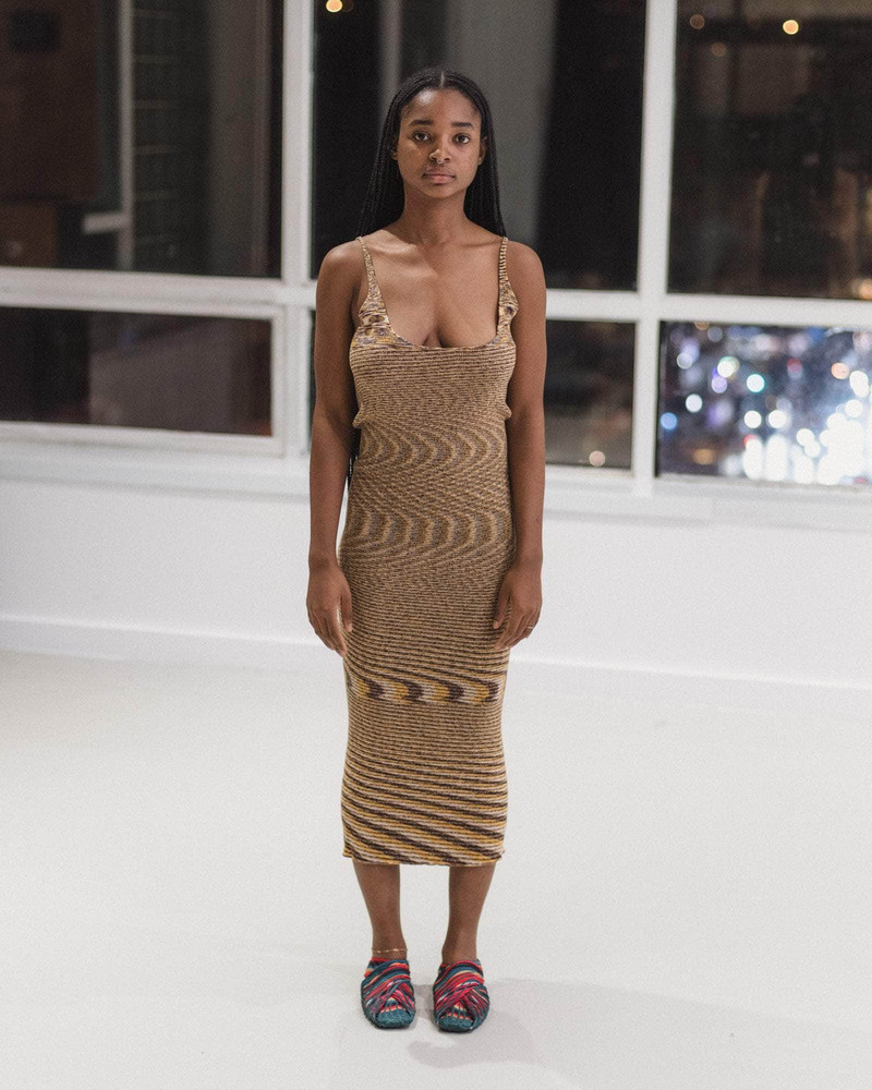 Flute Dress - Organic Cotton Knit 1