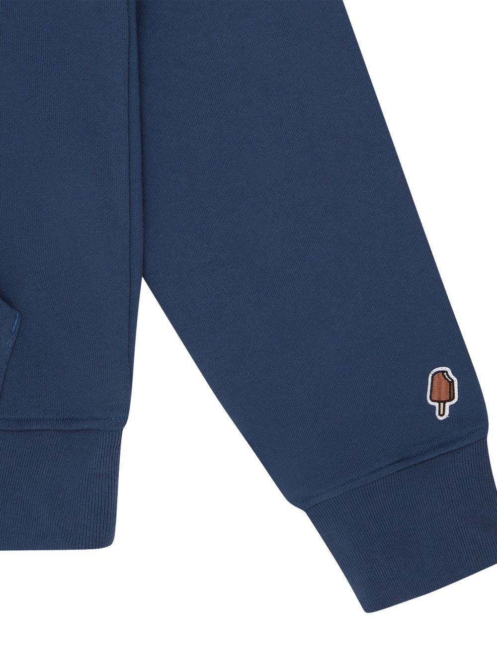 kangaroo-embroidered hoodie - 4