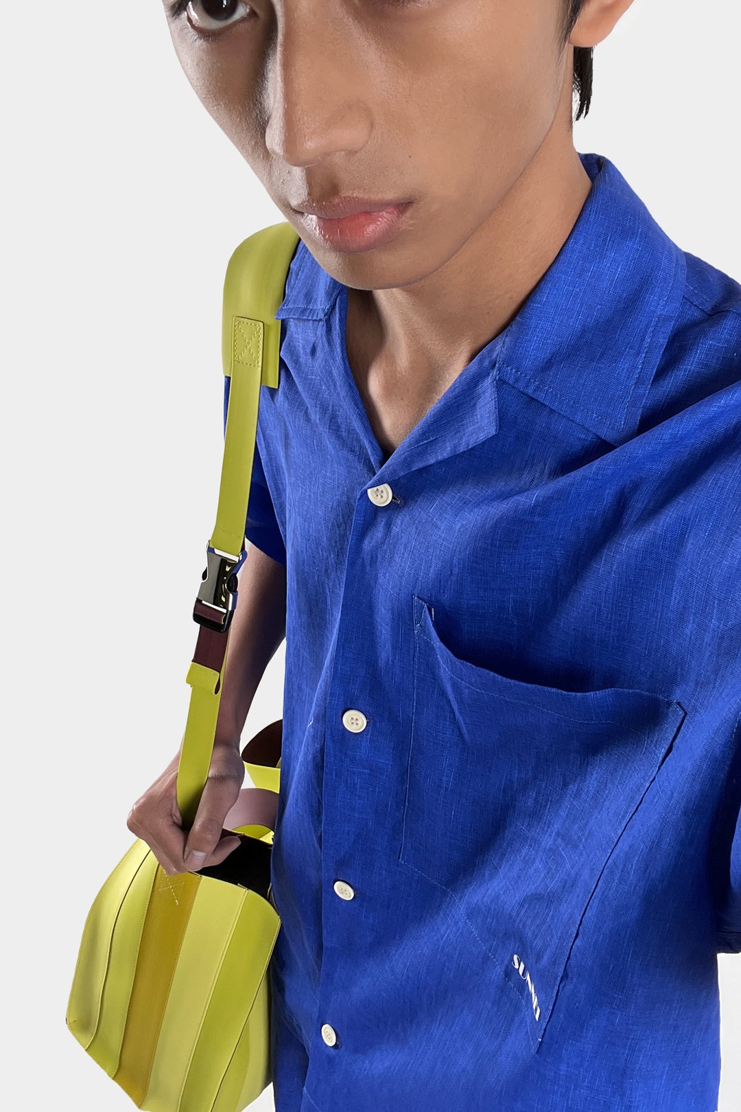 SHORT SLEEVE SHIRT / electric blue - 4