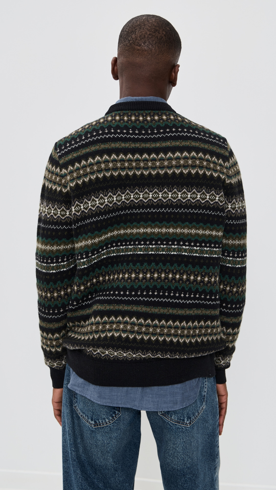 Barbour Case Fair Isle Crew Neck Sweater - 2