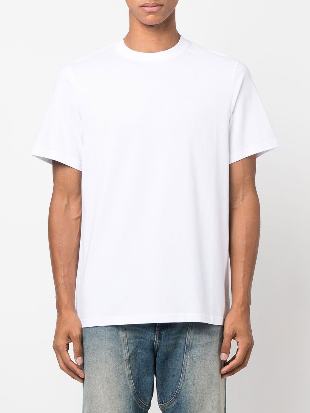 rear graphic-print T-shirt - 3