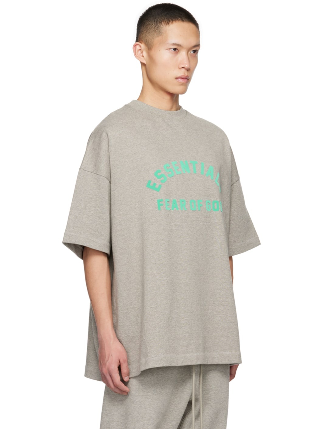Gray Crewneck T-Shirt - 2