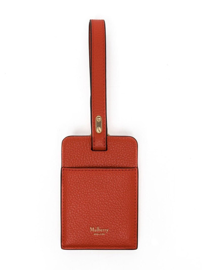 Mulberry padlock-detail luggage tag outlook