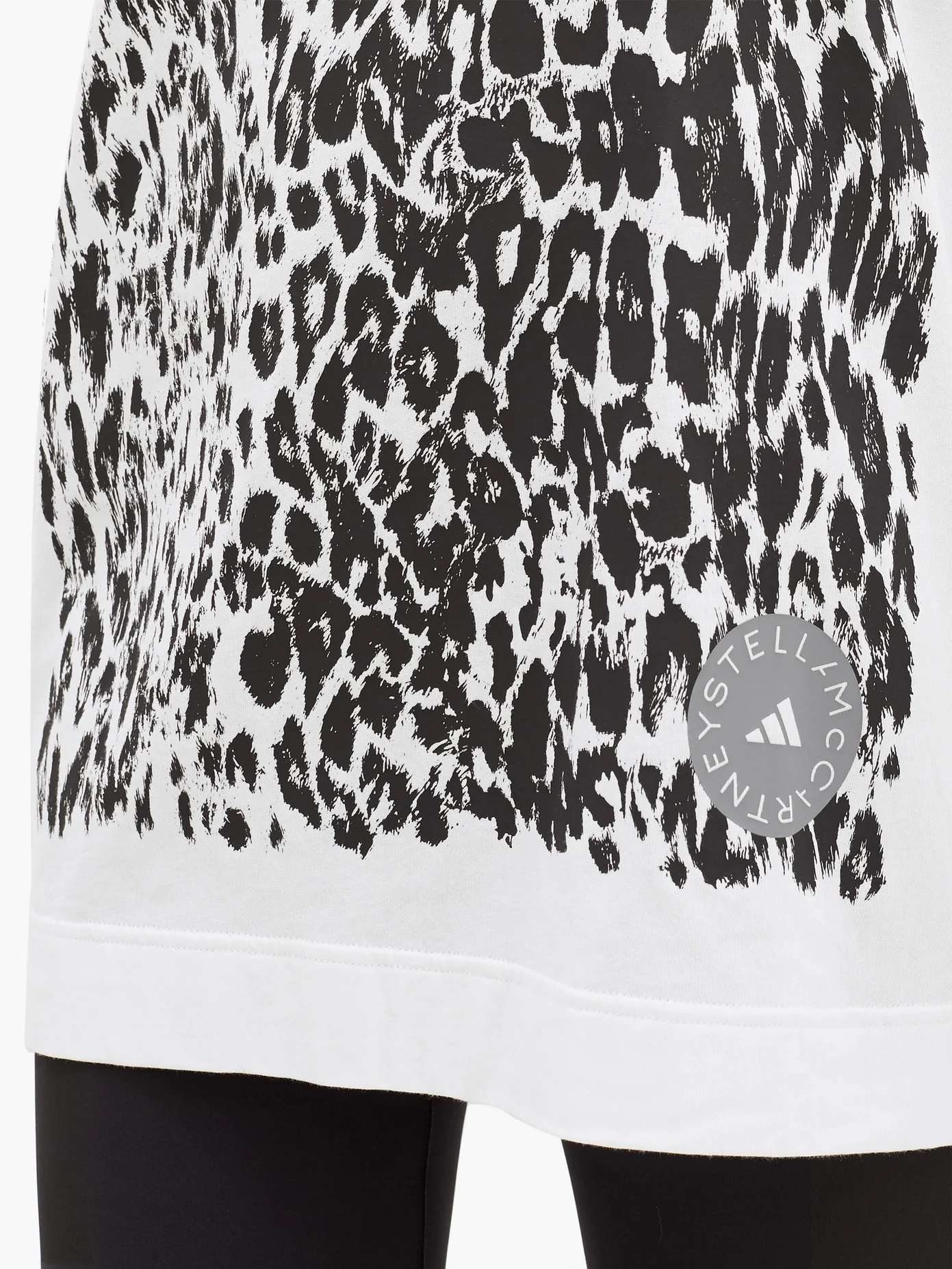 Leopard-print organic-cotton jersey T-shirt - 4