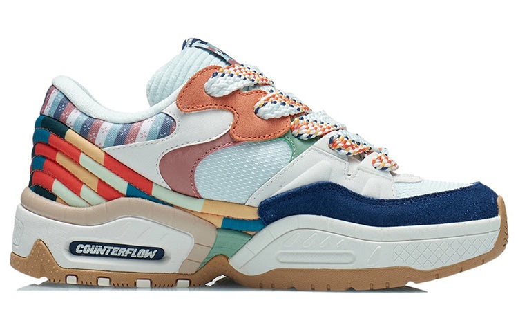 (WMNS) Li-Ning Counterflow The One 'White Blue Orange' AGCR438-1 - 2