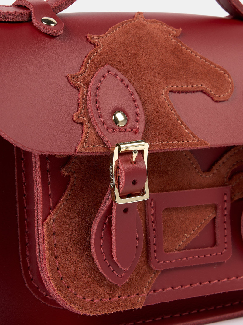The Year of the Horse Mini - Red with Red Suede Horse 7