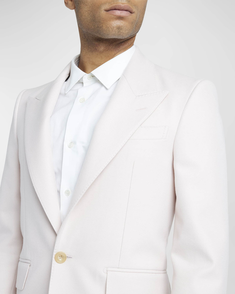 Men's Peak-Lapel Solid Sport Coat 6