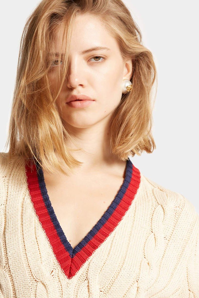 CABLES AND PLEATS MIDI DRESS 5