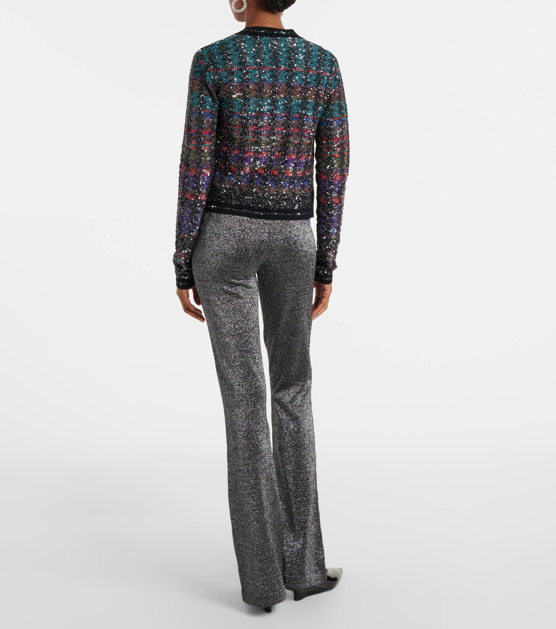 Lamé cardigan - 3