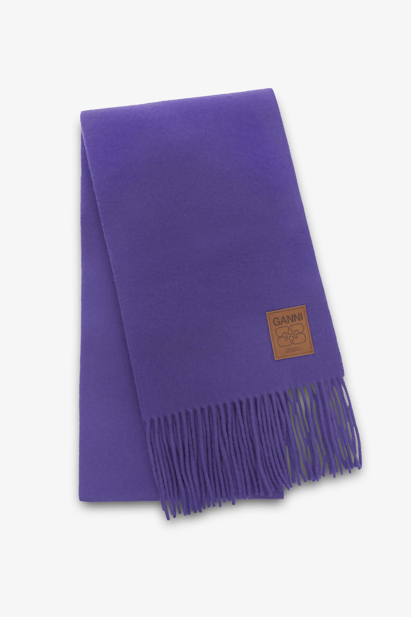 WOOL KNIT SCARF 1