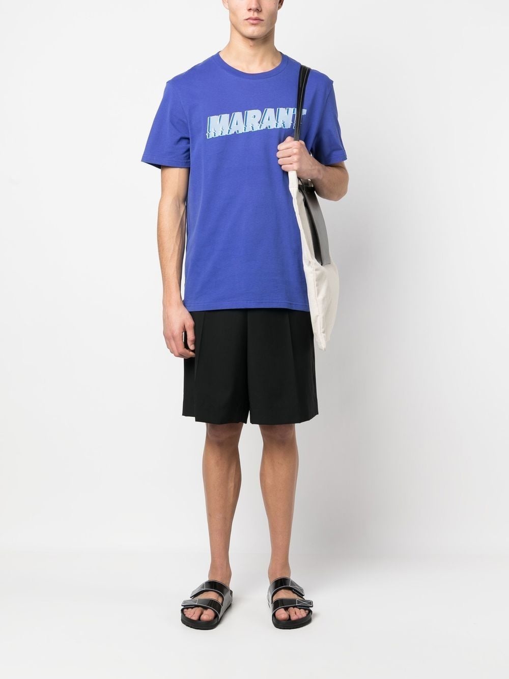 logo-print cotton T-shirt - 2