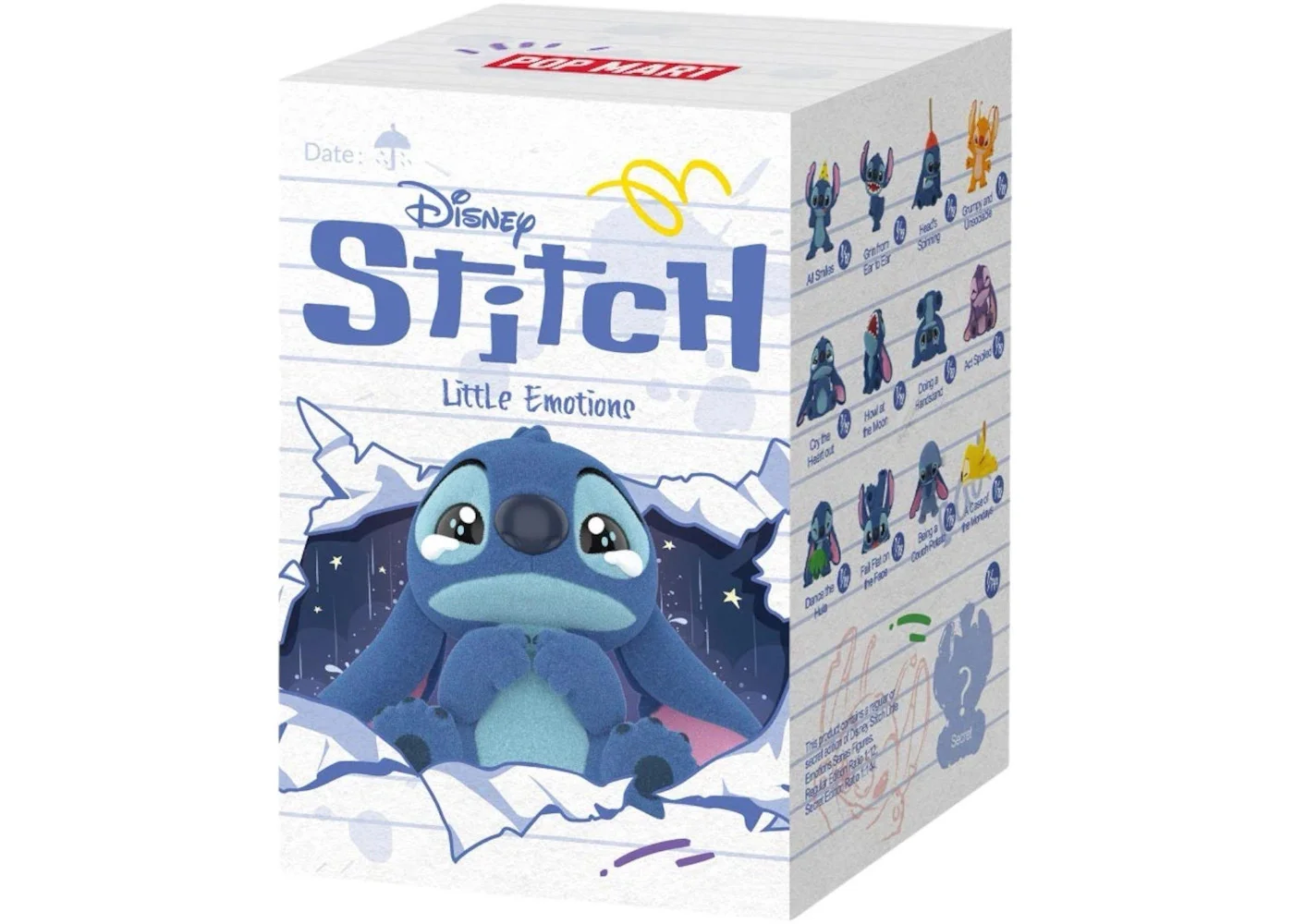 Pop Mart Disney Stitch Little Emotions Series Figure Single Blind Box - 1