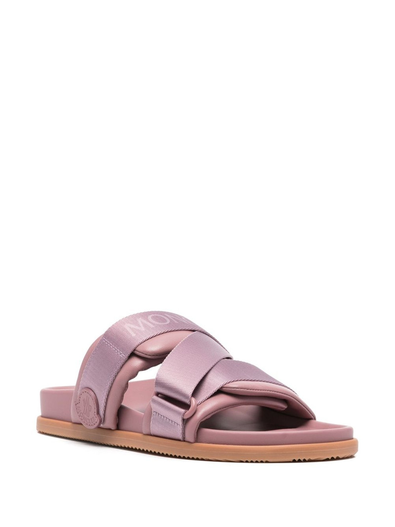Moncler logo-jacquard slides outlook