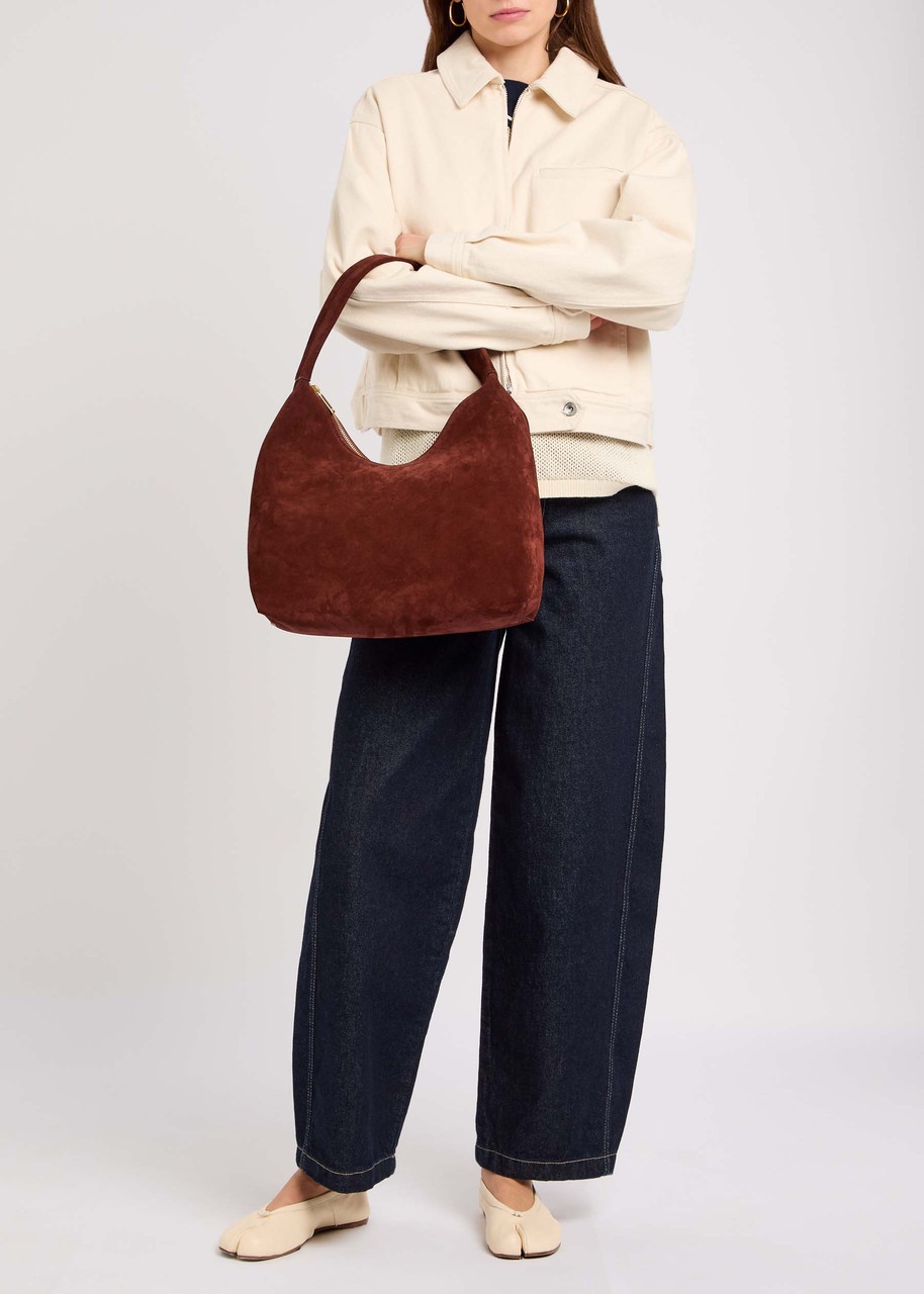 Mansur Gavriel Candy Hobo Suede Shoulder bag - 5