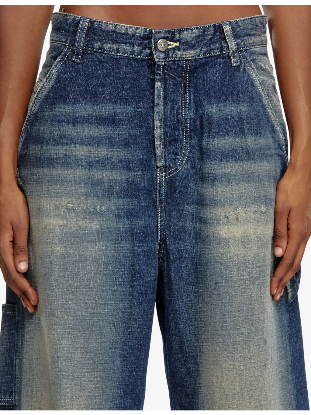 D-Sire Work wide-leg mid-rise jeans - 5