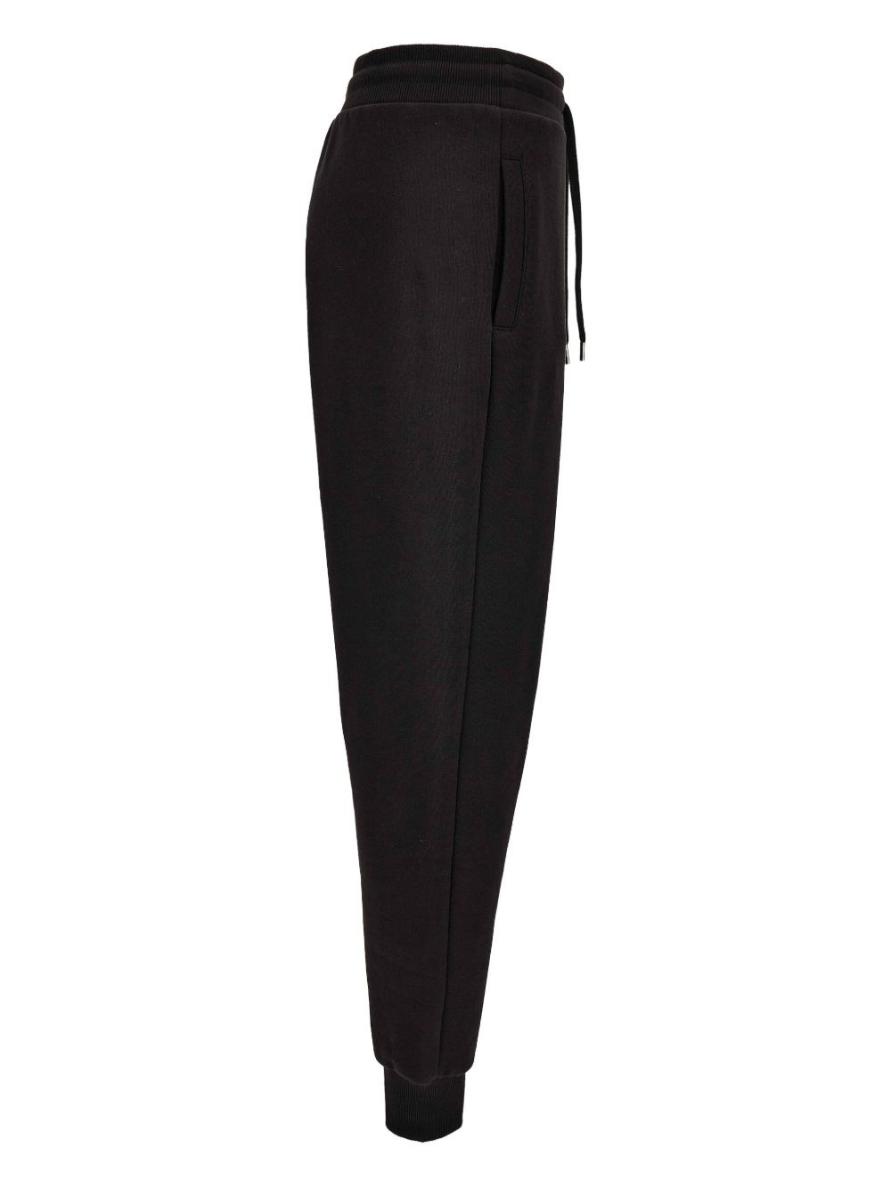 logo-plaque drawstring trousers - 3