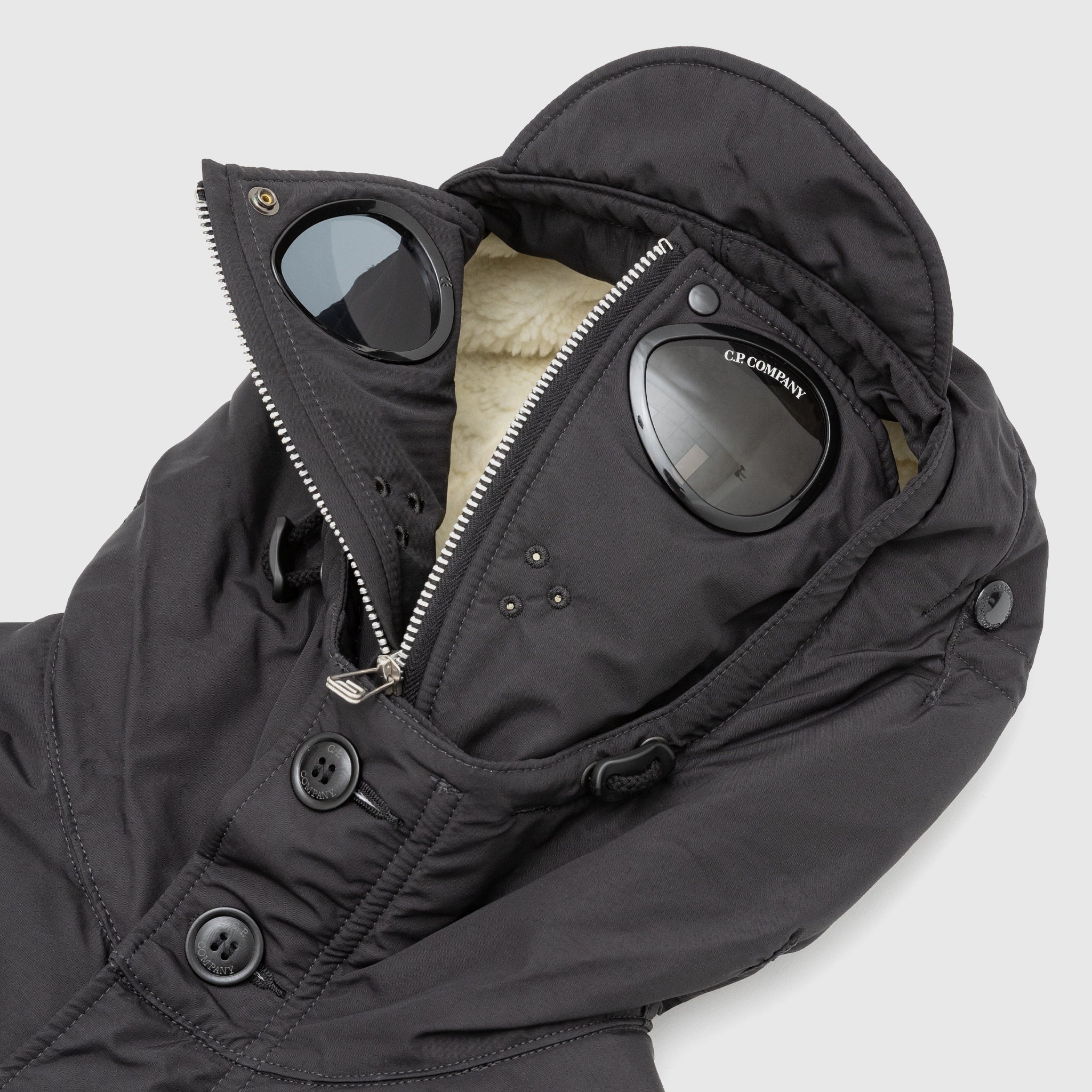 eYe X C.P. COMPANY NYLON GOGGLE PARKA - 3