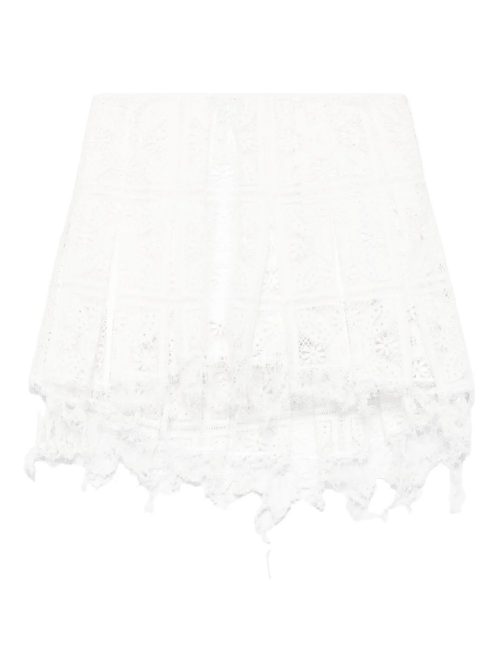 lace mini skirt - 1