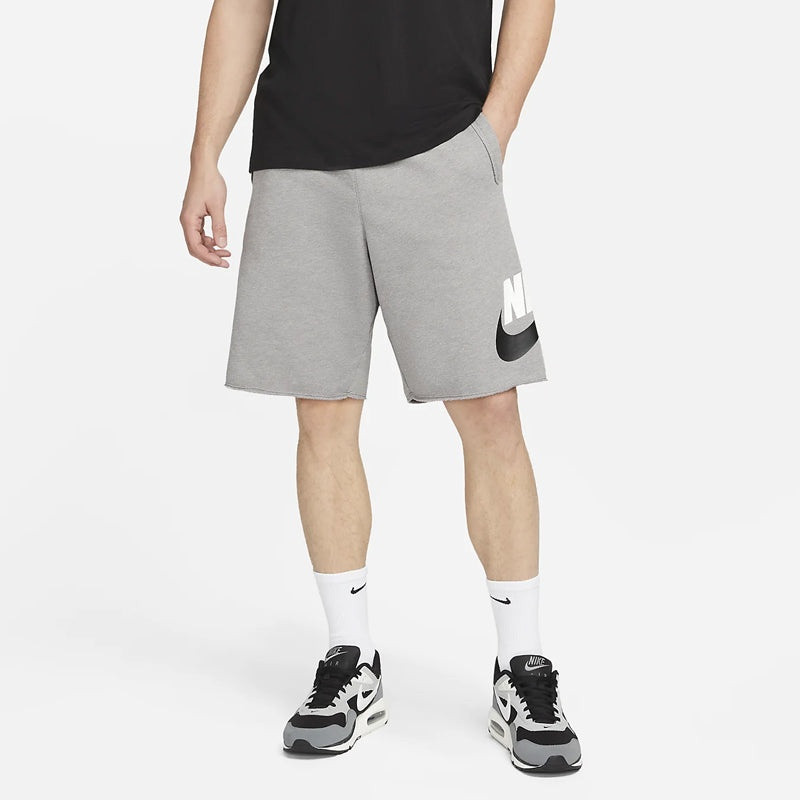 Men's Nike Lacing Breathable Logo Sports Shorts Gray DM6817-029 6