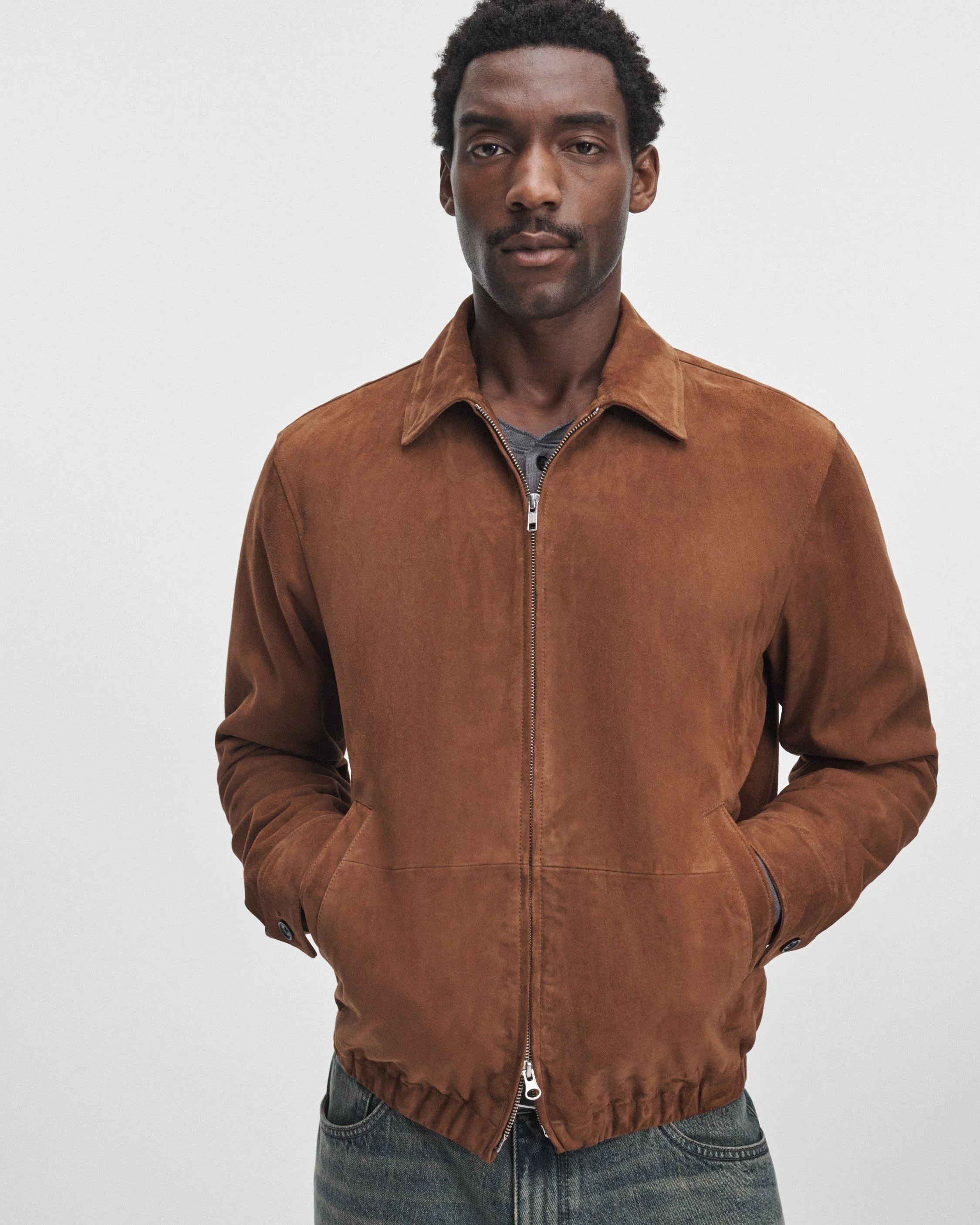 Harrington Suede Jacket - 1