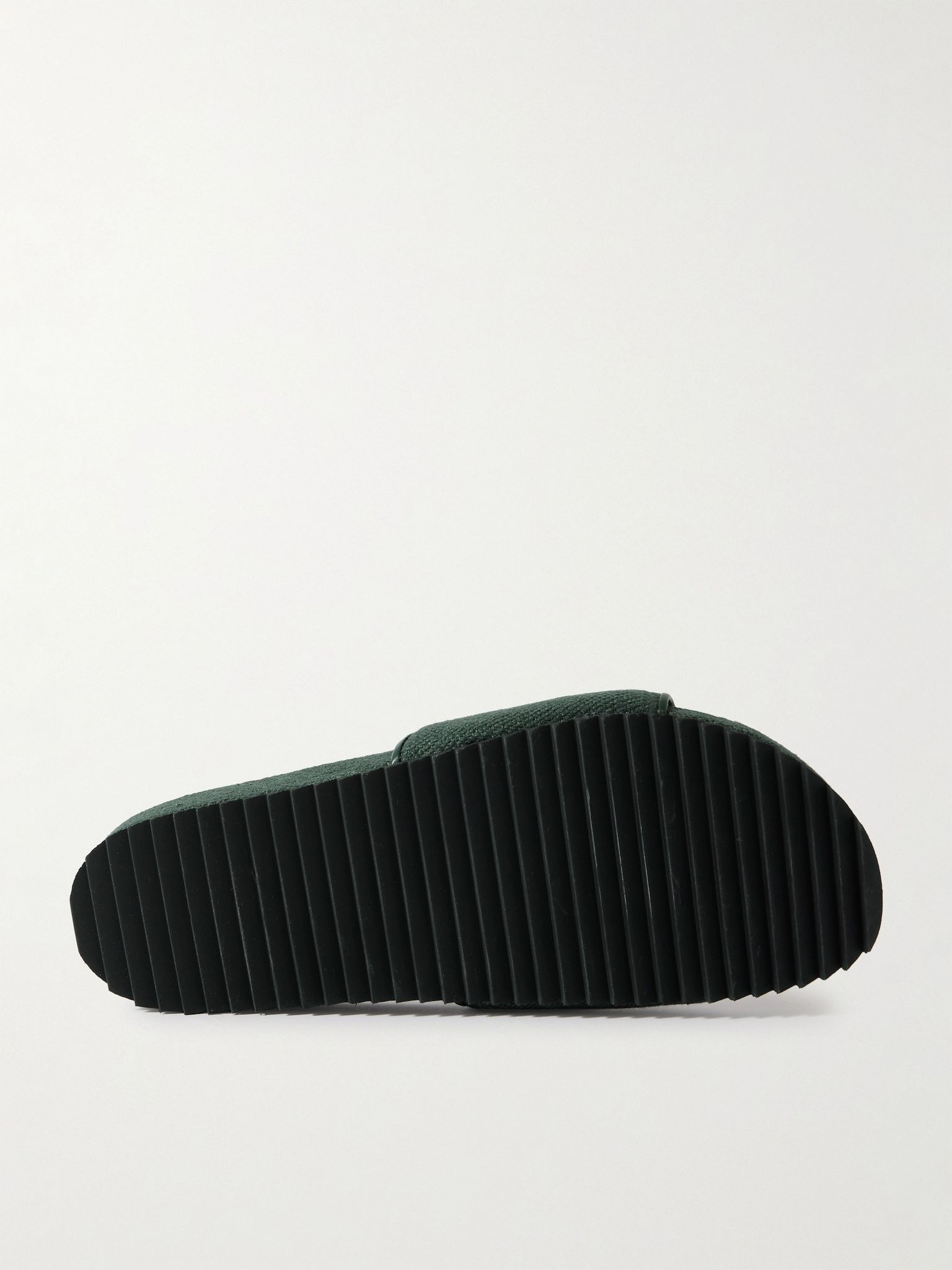 Renato Linen Slides Green - 3