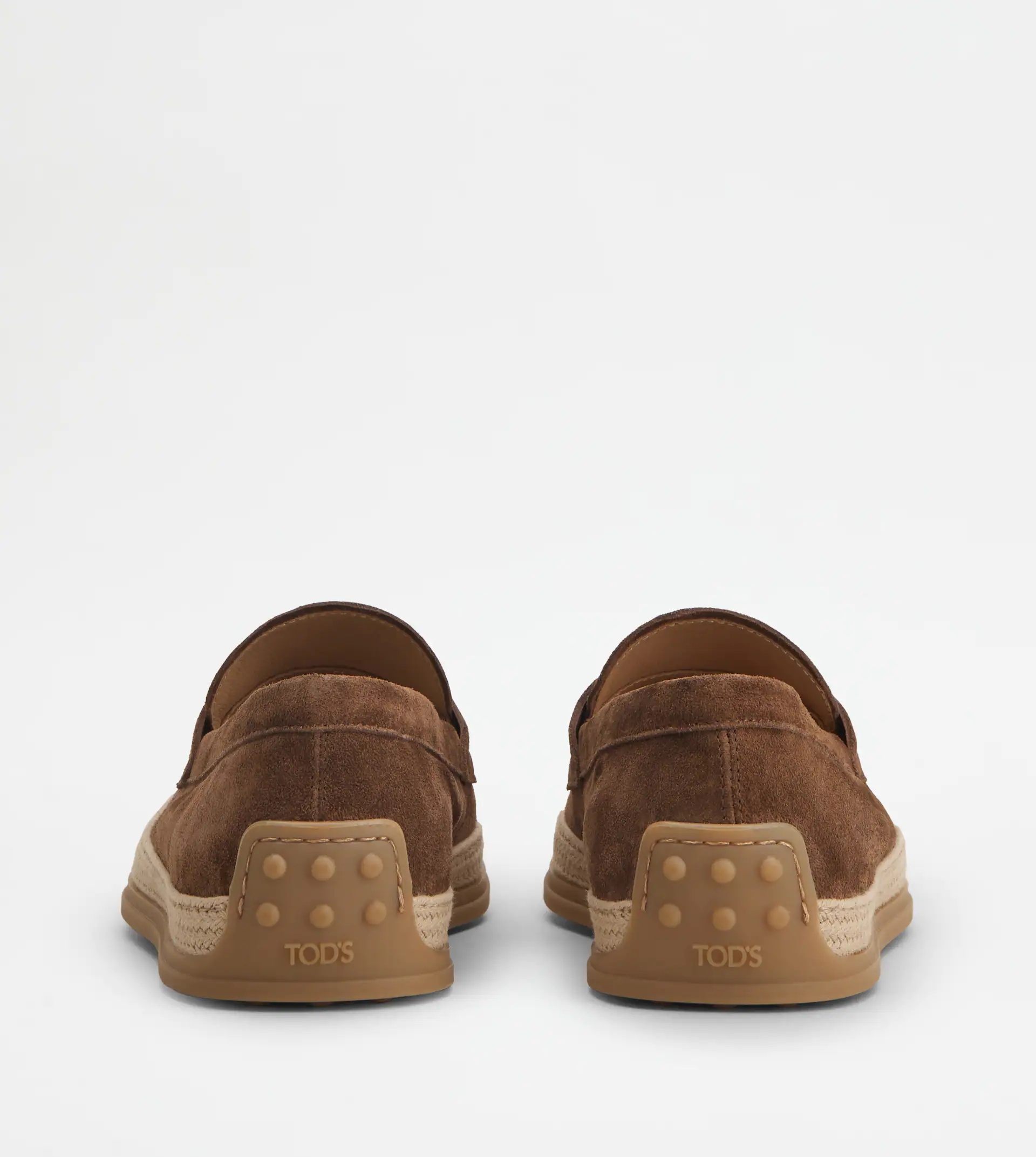 LOAFERS IN SUEDE - BROWN - 3