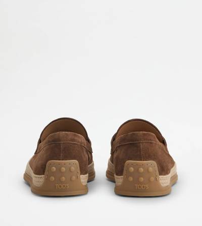 Tod's LOAFERS IN SUEDE - BROWN outlook