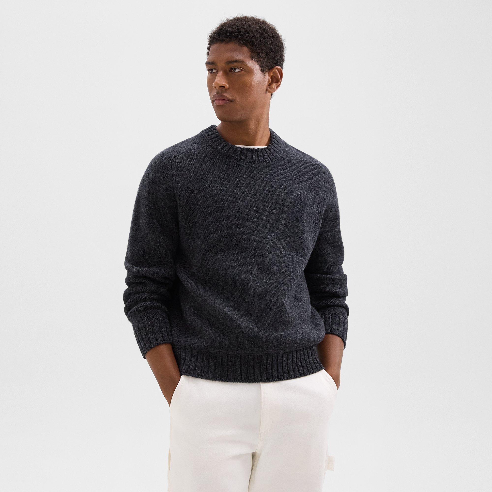 Crewneck Sweater in Wool-Cashmere - 3
