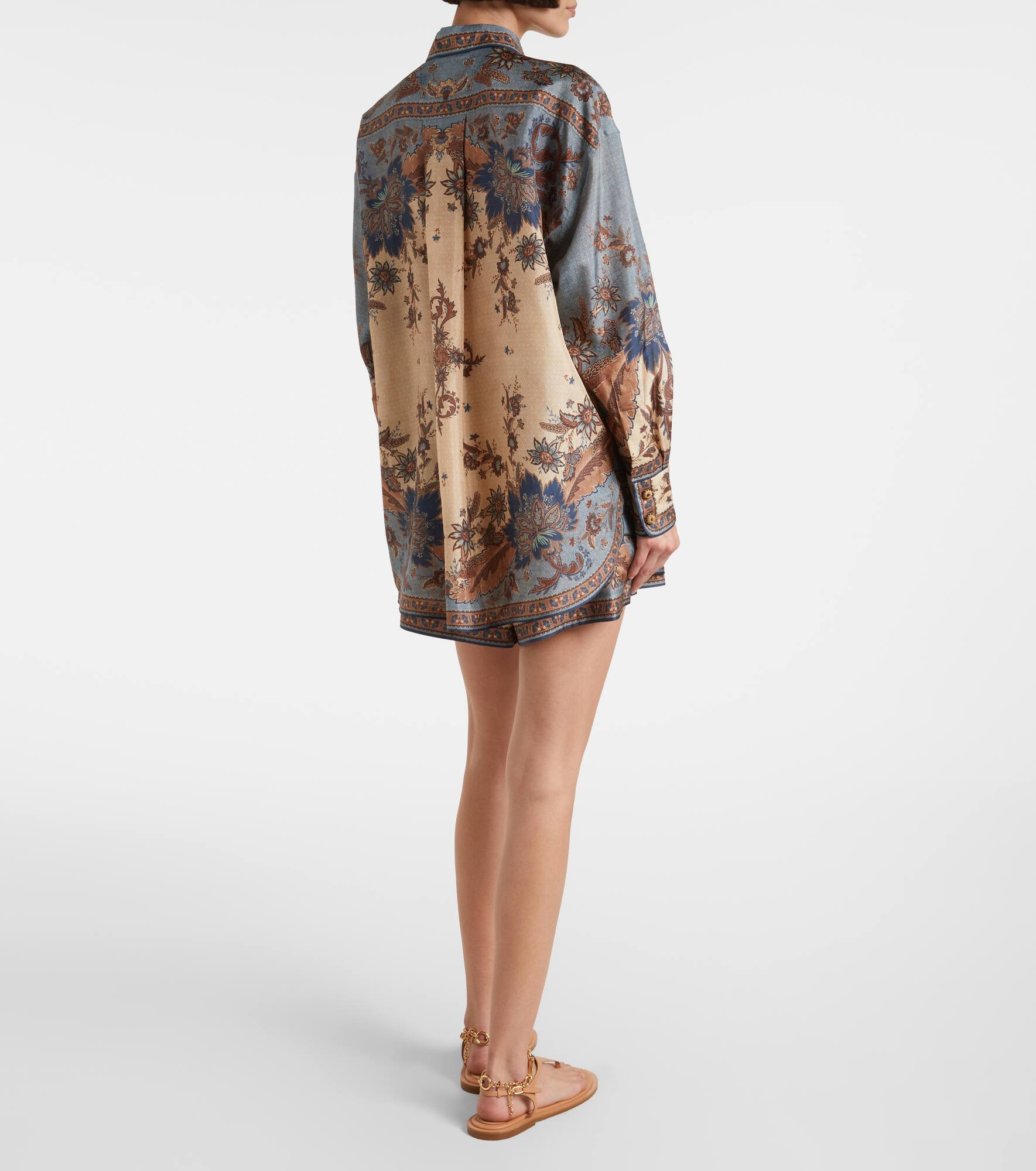 Paisley silk shirt - 3