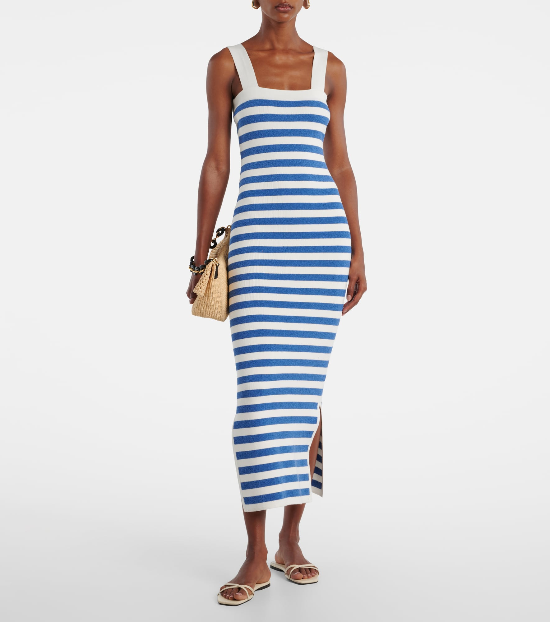Ari striped knitted maxi dress - 2