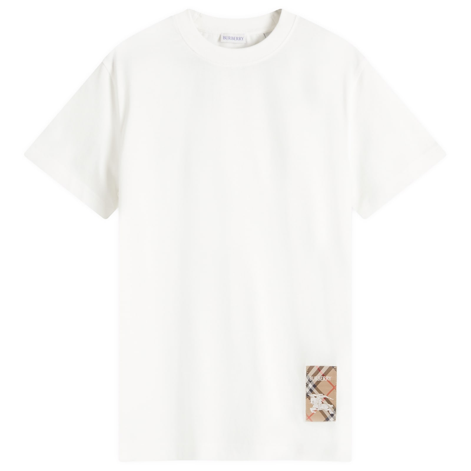 Burberry Burberry Check Label T-Shirt | endclothing | REVERSIBLE