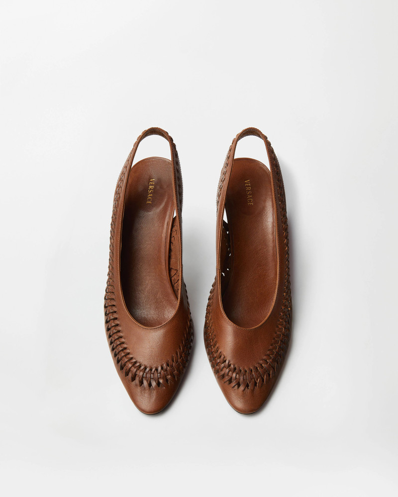 Vienna Leather Slingbacks 80 mm 3