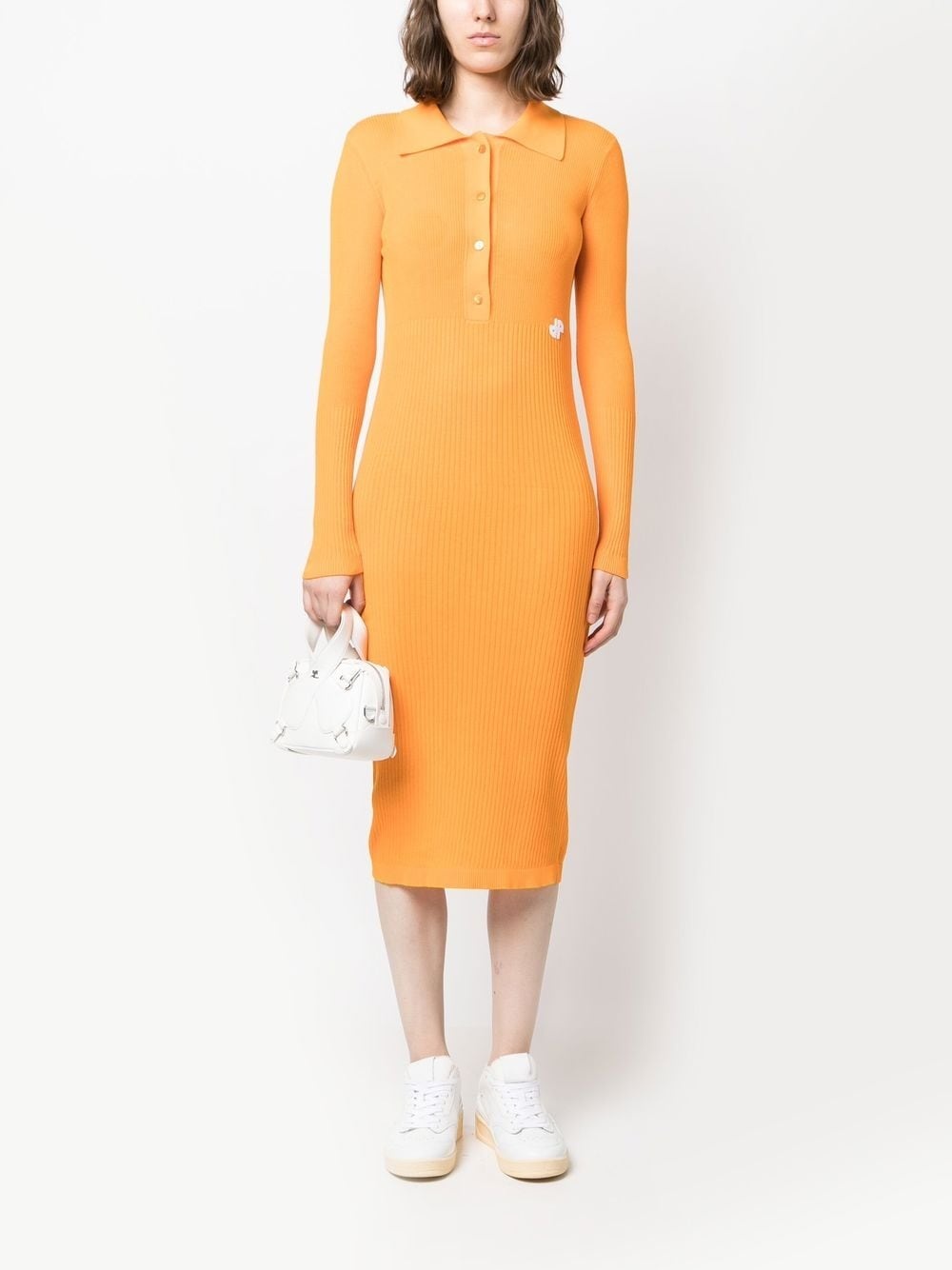 knitted polo dress - 2