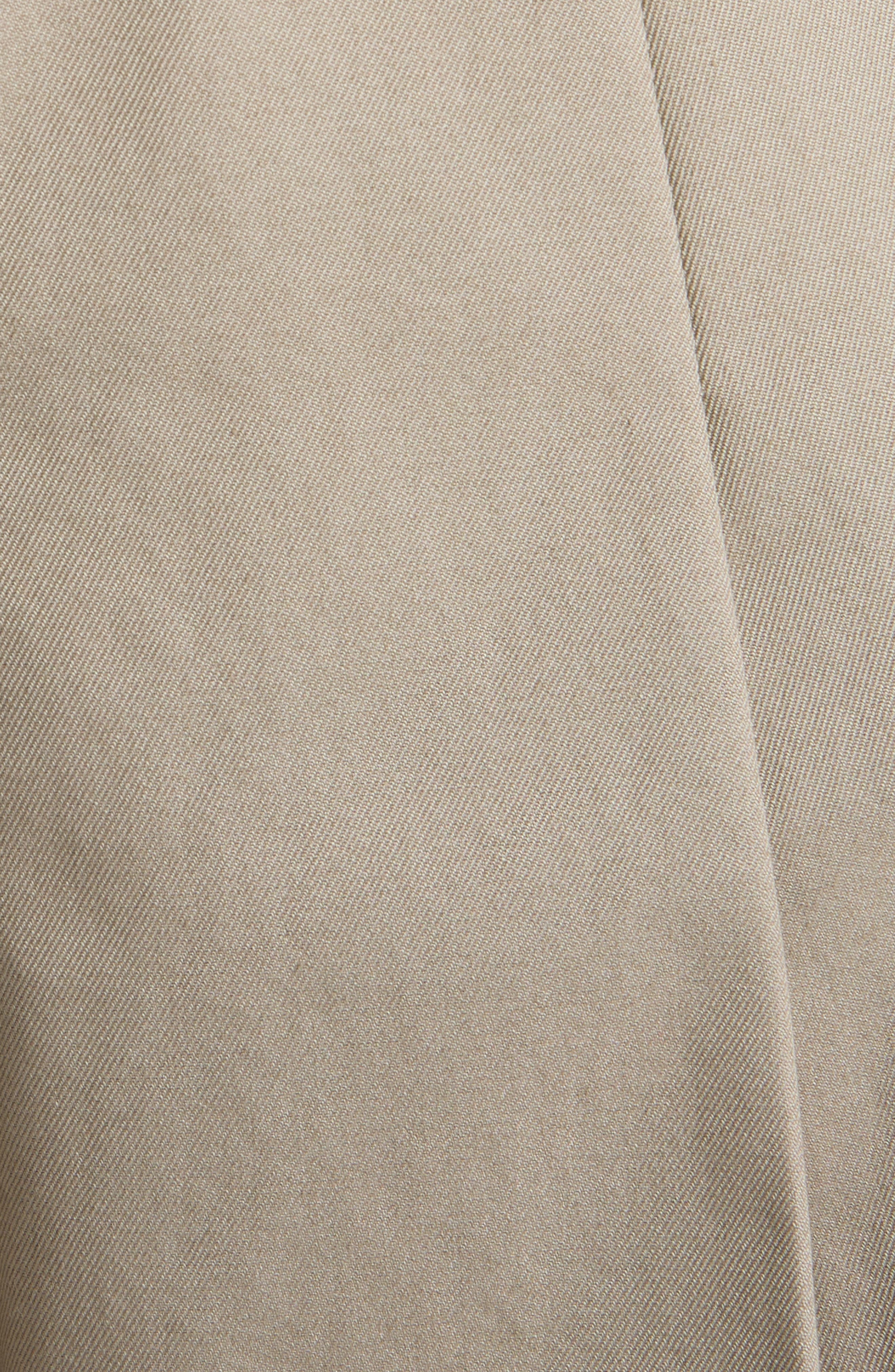 McQueen Pleated High Waist Cotton Gabardine shorts in Beige at Nordstrom - 6