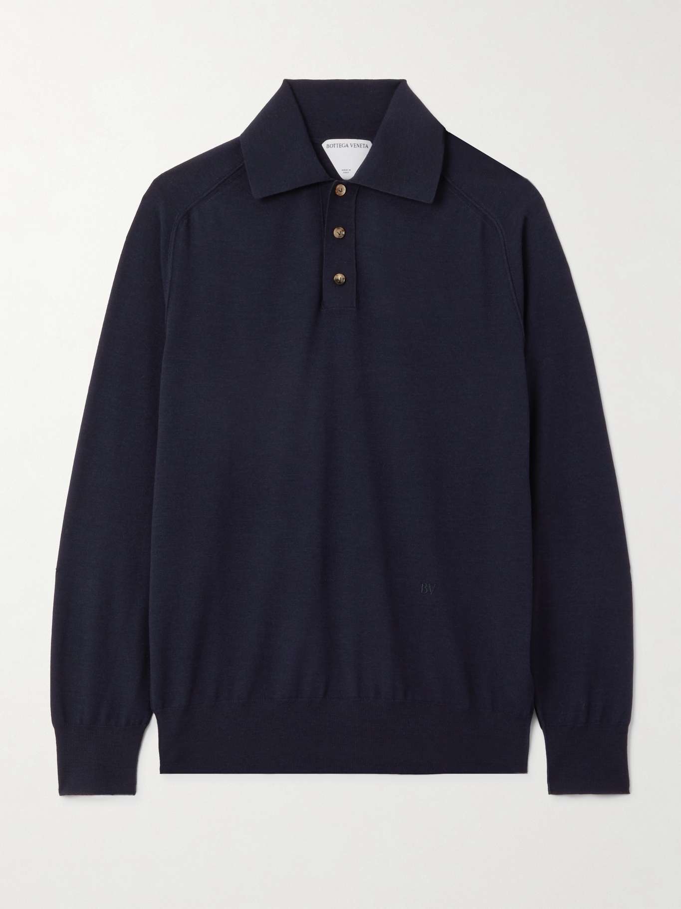 Wool polo shirt - 1