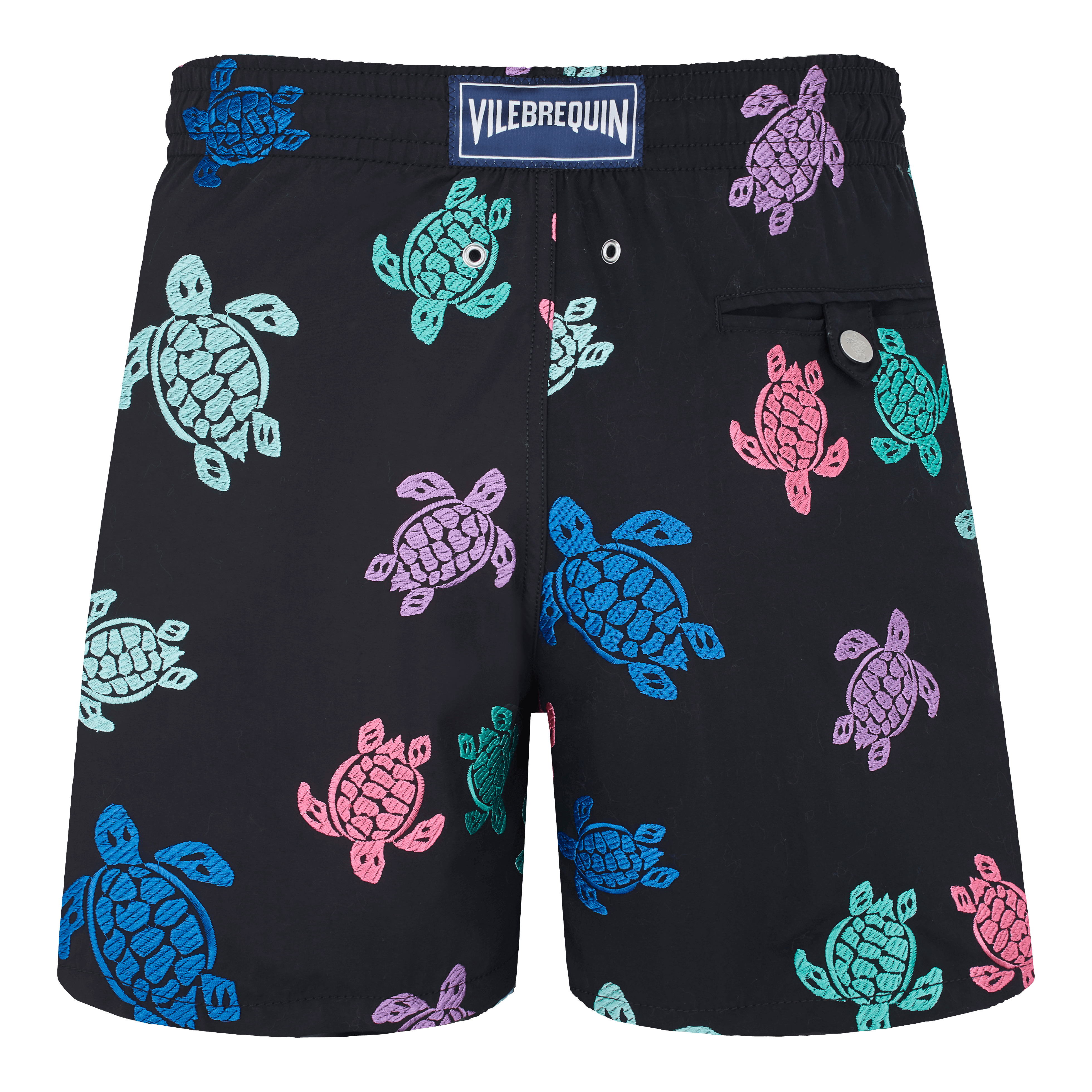 Men Swim Trunks Embroidered Tortue Multicolore - Limited Edition - 2