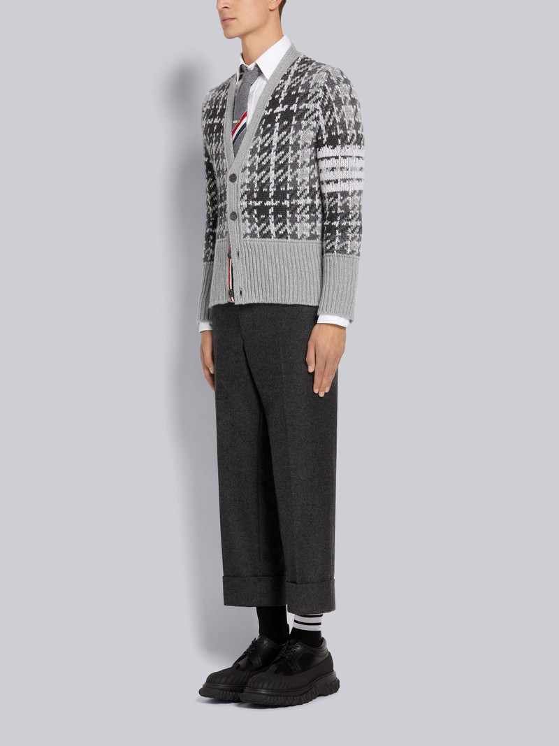 Black Calf Leather Rubber Sole Longwing Duck Shoe 6