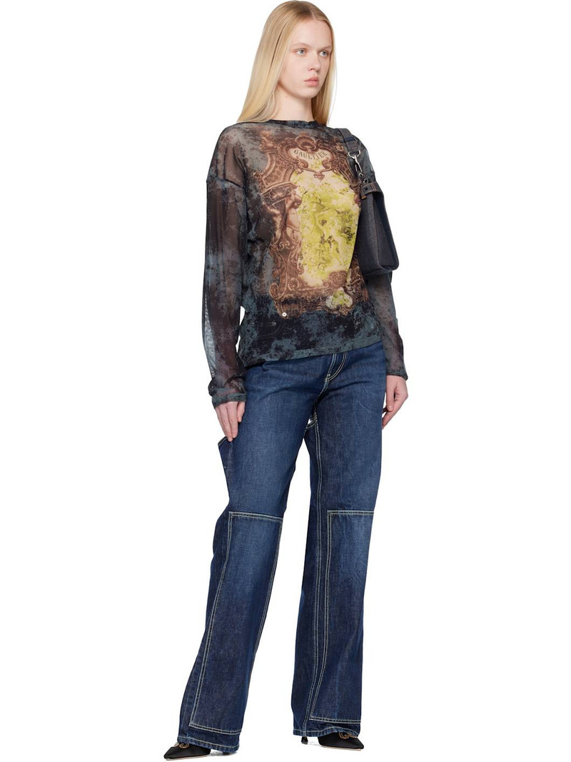 Jean Paul Gaultier Multicolor 'The Oversized Médaillon' T-shirt outlook