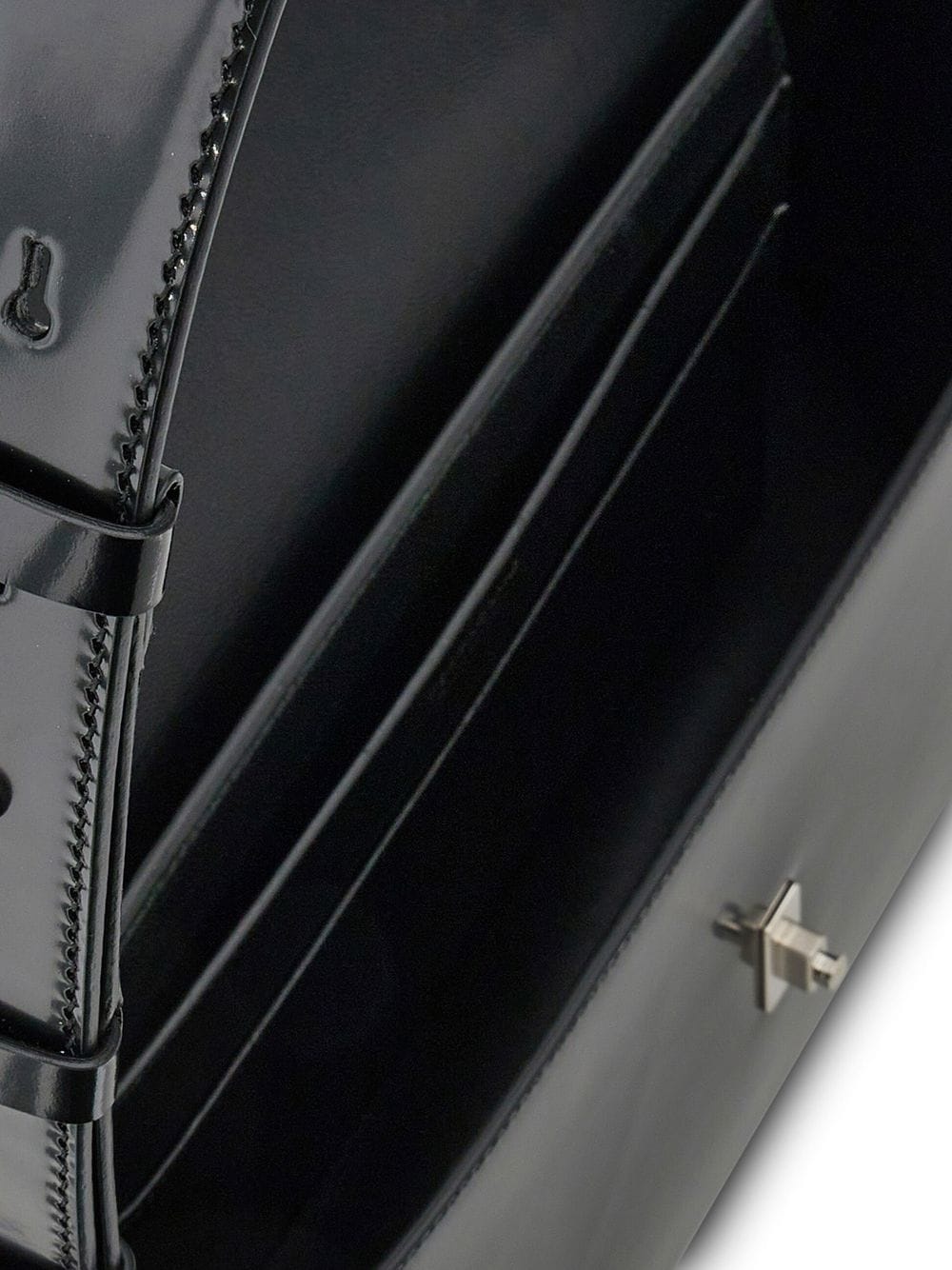 Geometric leather shoulder bag - 5