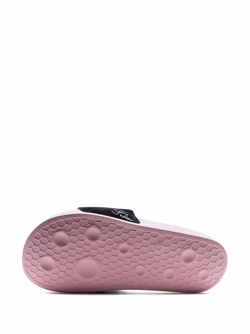 x Sophia Webster Leadcat suede slides - 4