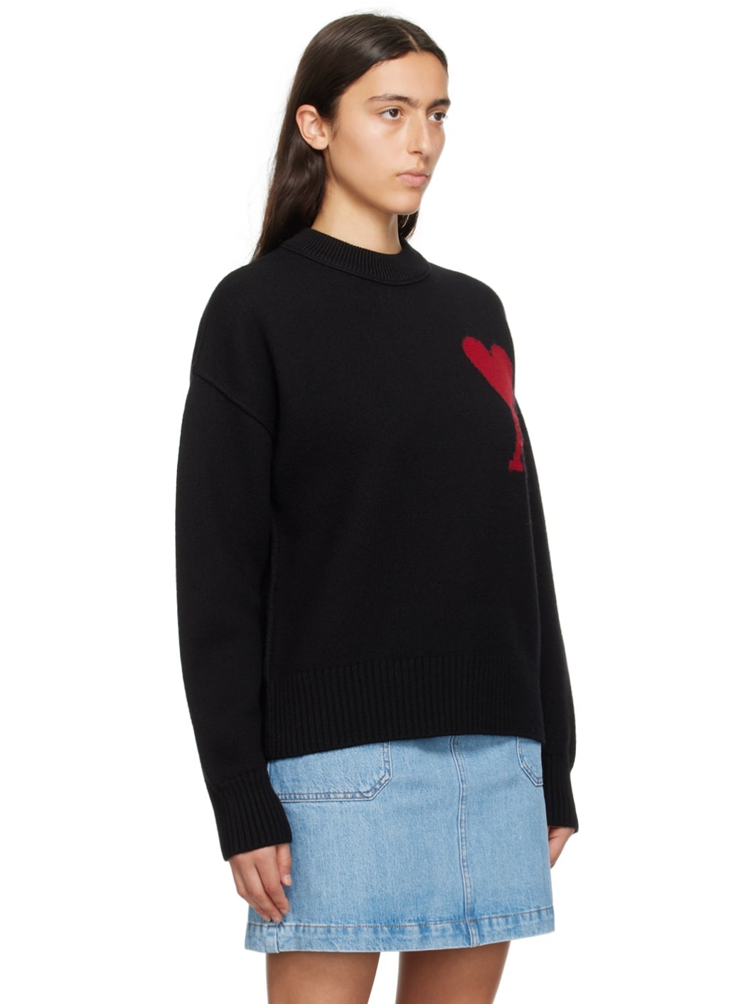 Black Ami de Cœur Sweater - 2