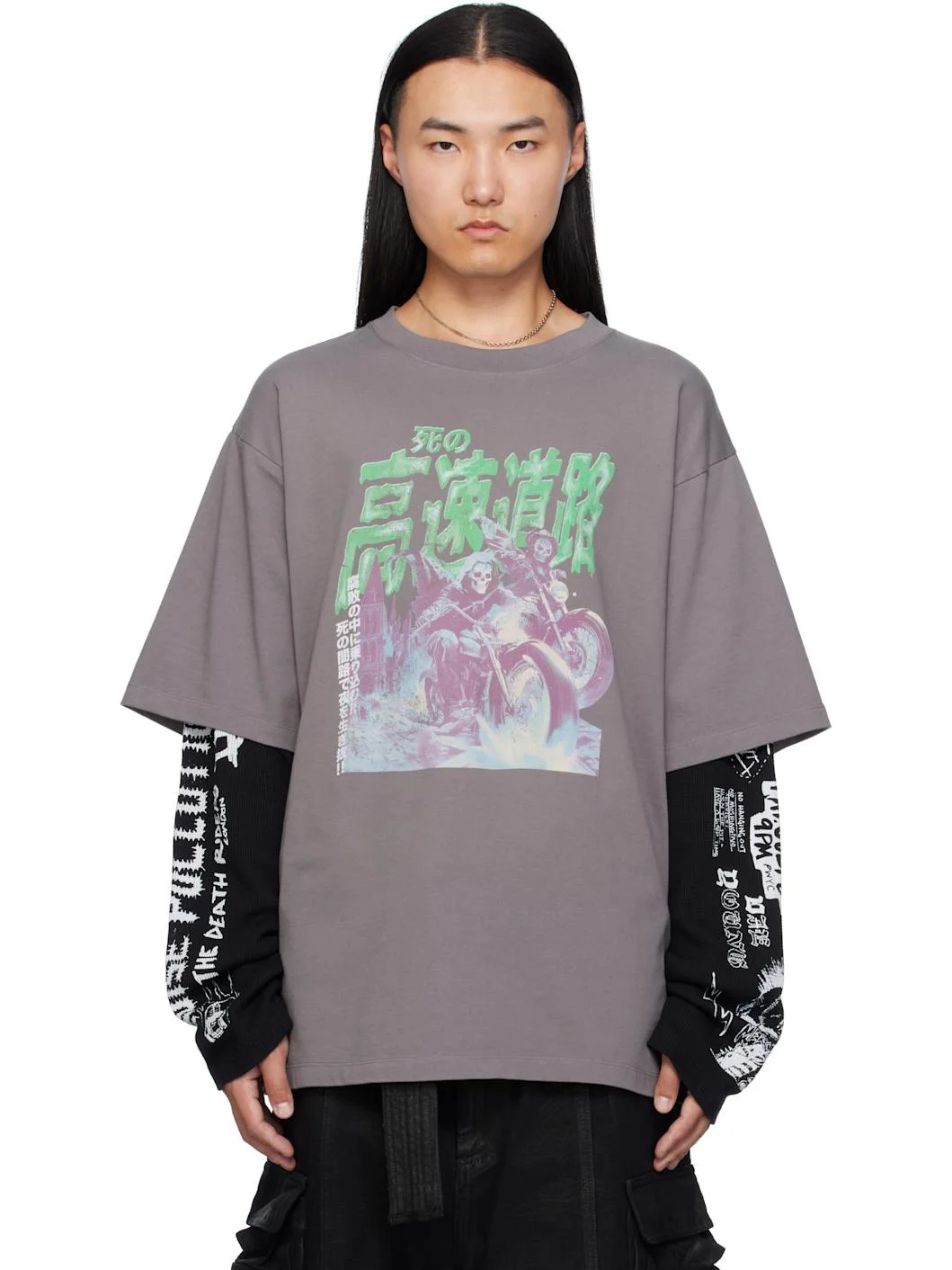 Gray Double Deck T-shirt - 1