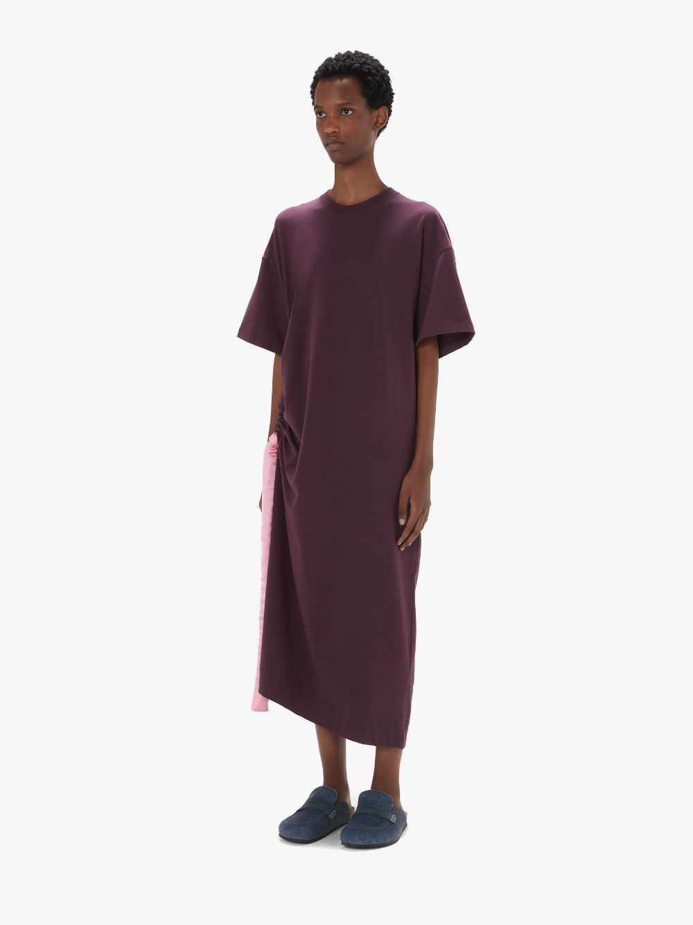 SATIN T-SHIRT DRESS - 4