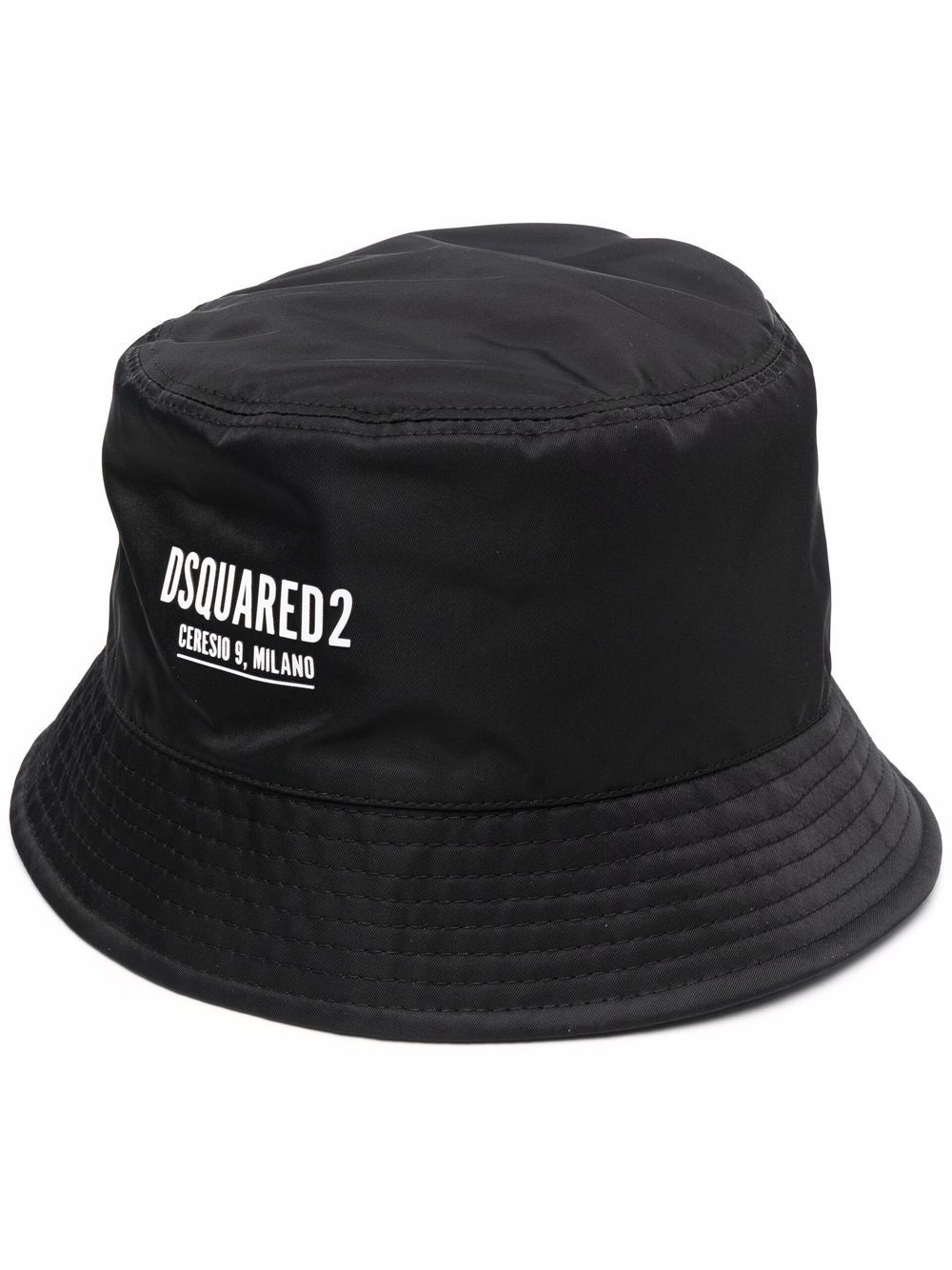 logo-print bucket hat - 1